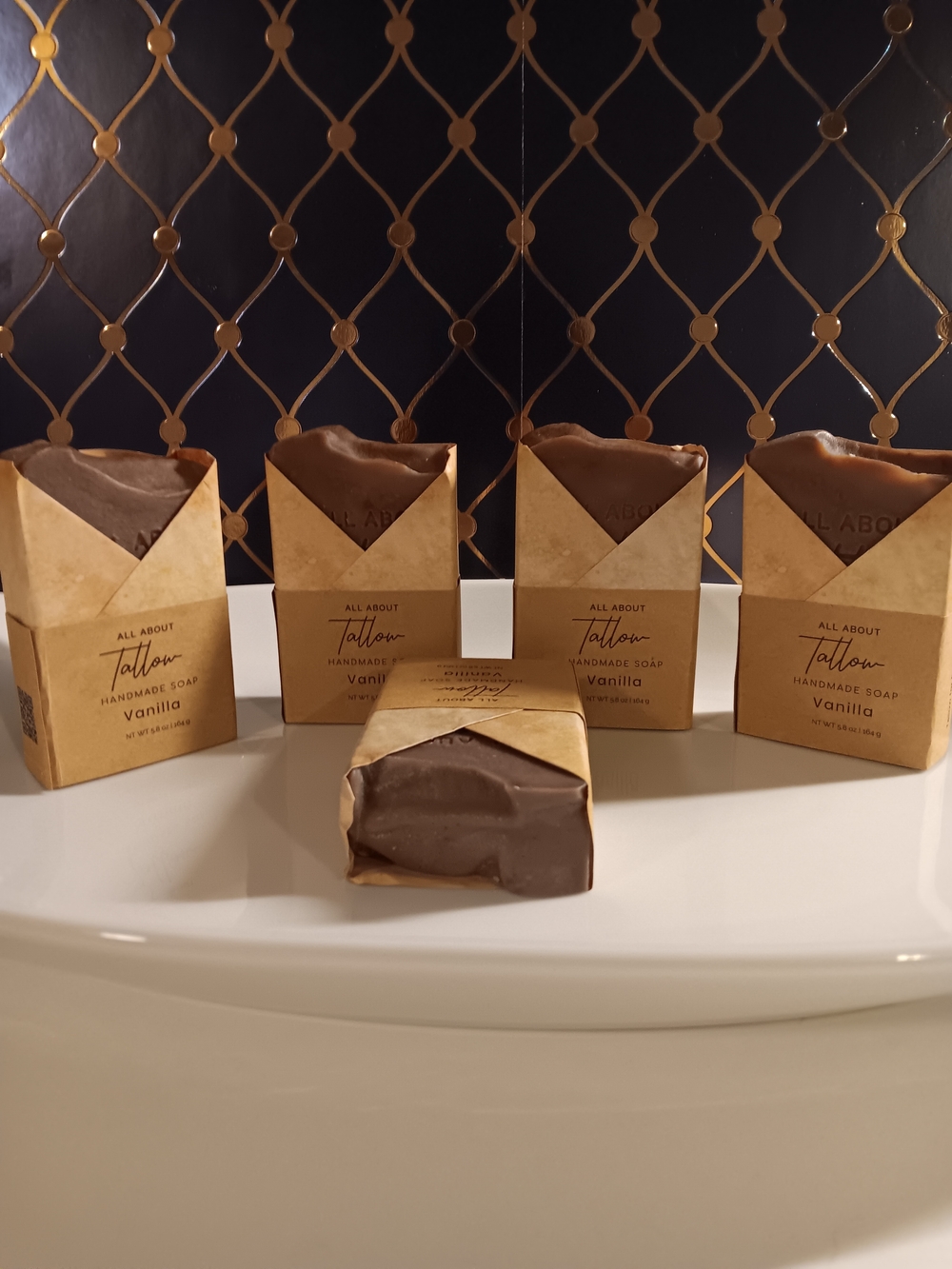 Handmade Vanilla Soap From All About Tallow 5.8 Ounce Premium Soap 6$ Per Bar
